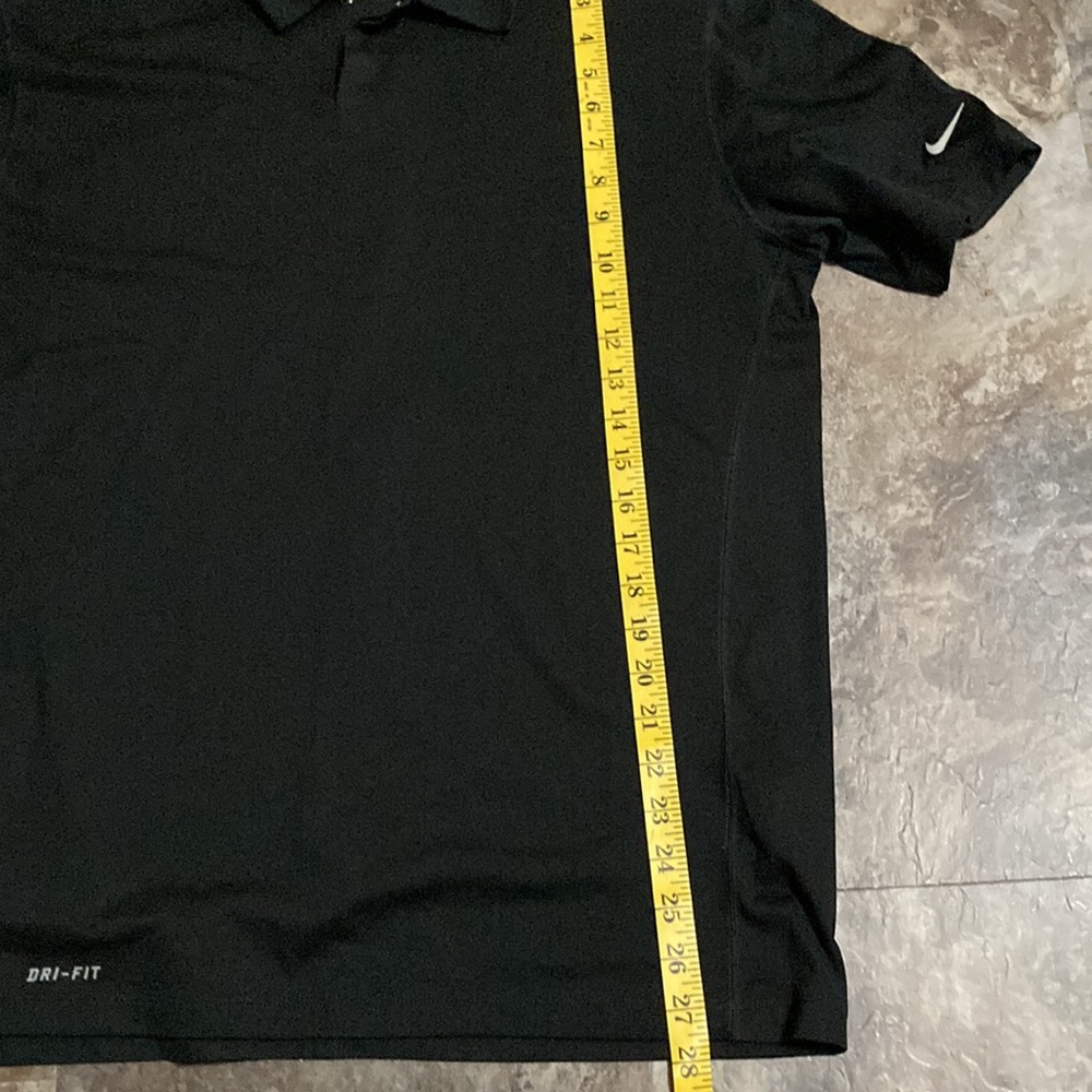 NWOT - Nike Tiger Woods Collection Dri Fit Black 1/4 Snap Men’s Shirt (M) - Picture 8 of 10